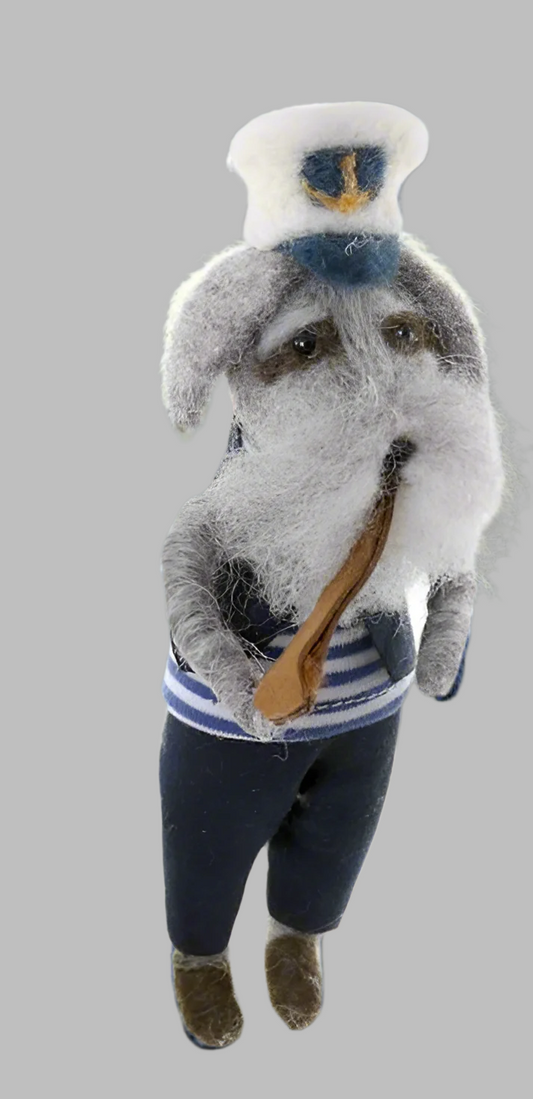 Dog Puffing Pipe - A Sailor Went to Sea