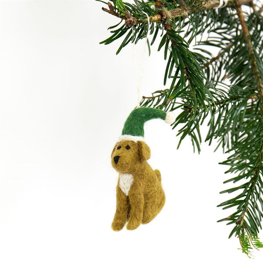 Dog Santa Christmas Ornament - Bon Ton goods
