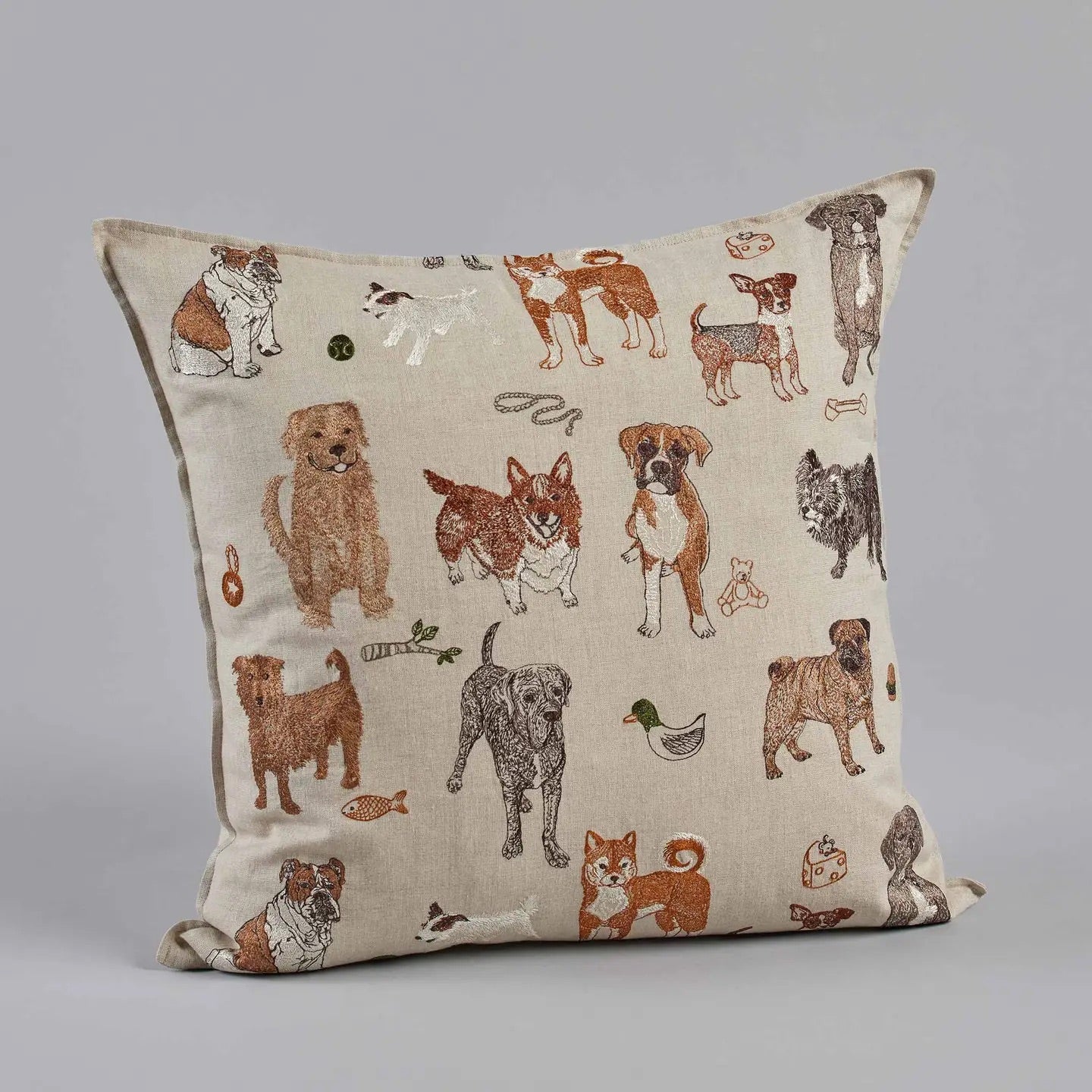 Dogs and Toys Pillow | Coral & Tusk - Bon Ton goods