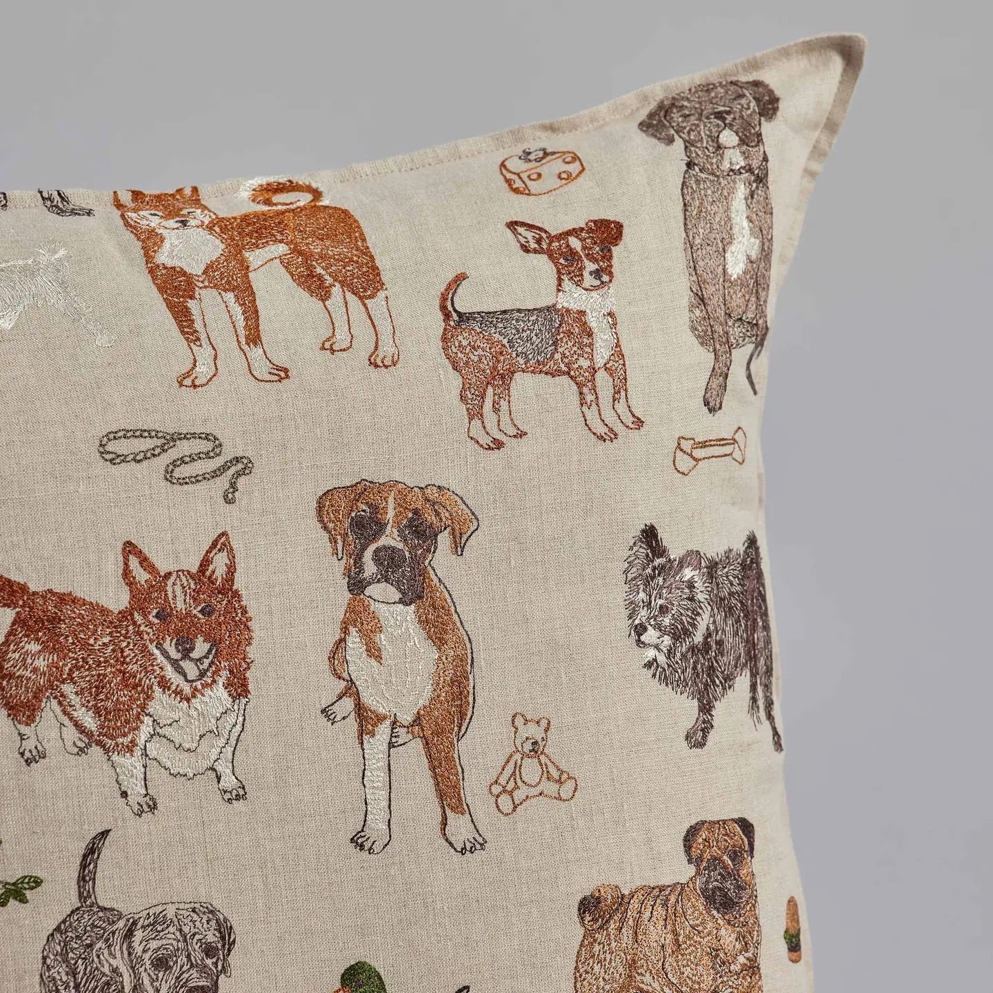 Dogs and Toys Pillow | Coral & Tusk - Bon Ton goods