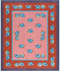 Double Peonia Rust Old Pink Tablecloth - 220X270 | Lisa Corti - Bon Ton goods