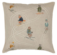 Load image into Gallery viewer, Downhill Skiers Pillow - Bon Ton goods
