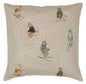 Downhill Skiers Pillow | Coral & Tusk - Bon Ton goods