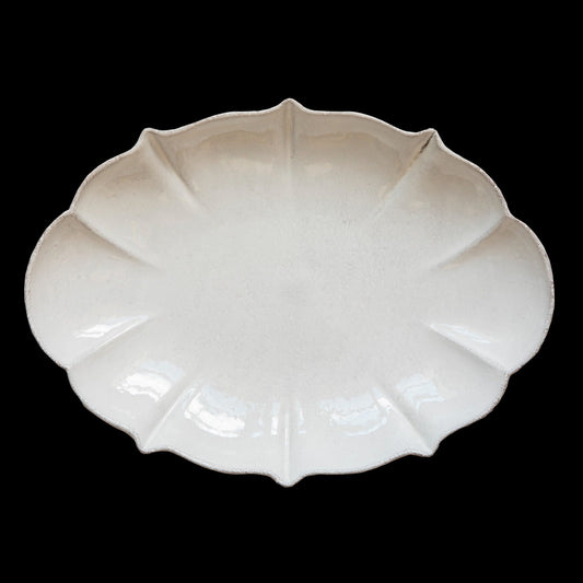 Drapé Oval Platter | Astier de Villatte: Exclusive Pre-Order Item - Bon Ton goods