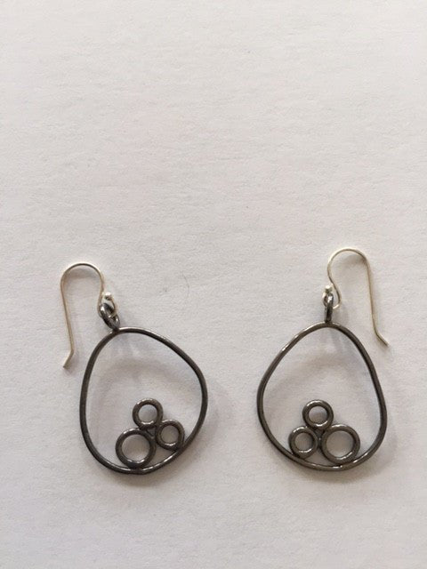 Dream Pendant Earrings - Black Rhodium | Mikkel Brøgger - Bon Ton goods