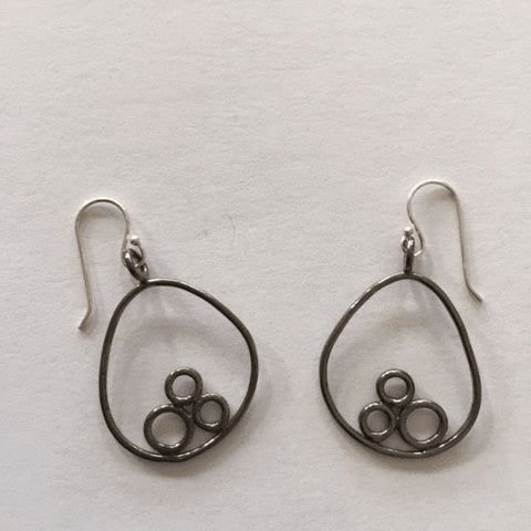 Dream Pendant Earrings - Black Rhodium | Mikkel Brøgger - Bon Ton goods
