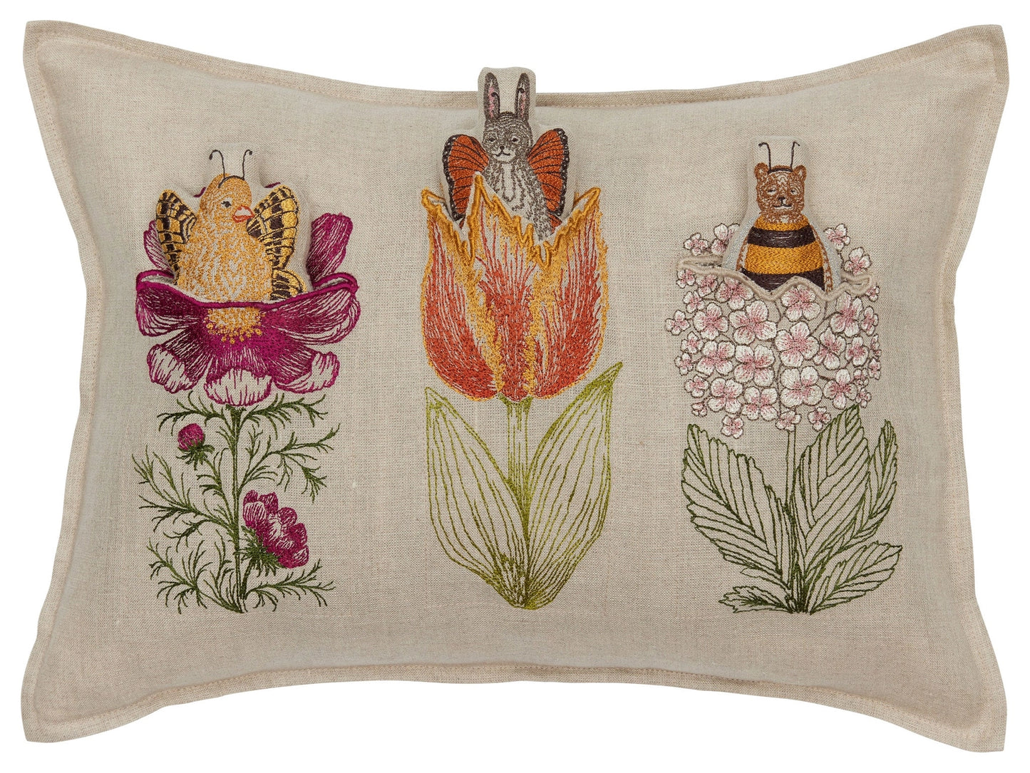 Flower Friends Pocket Pillow