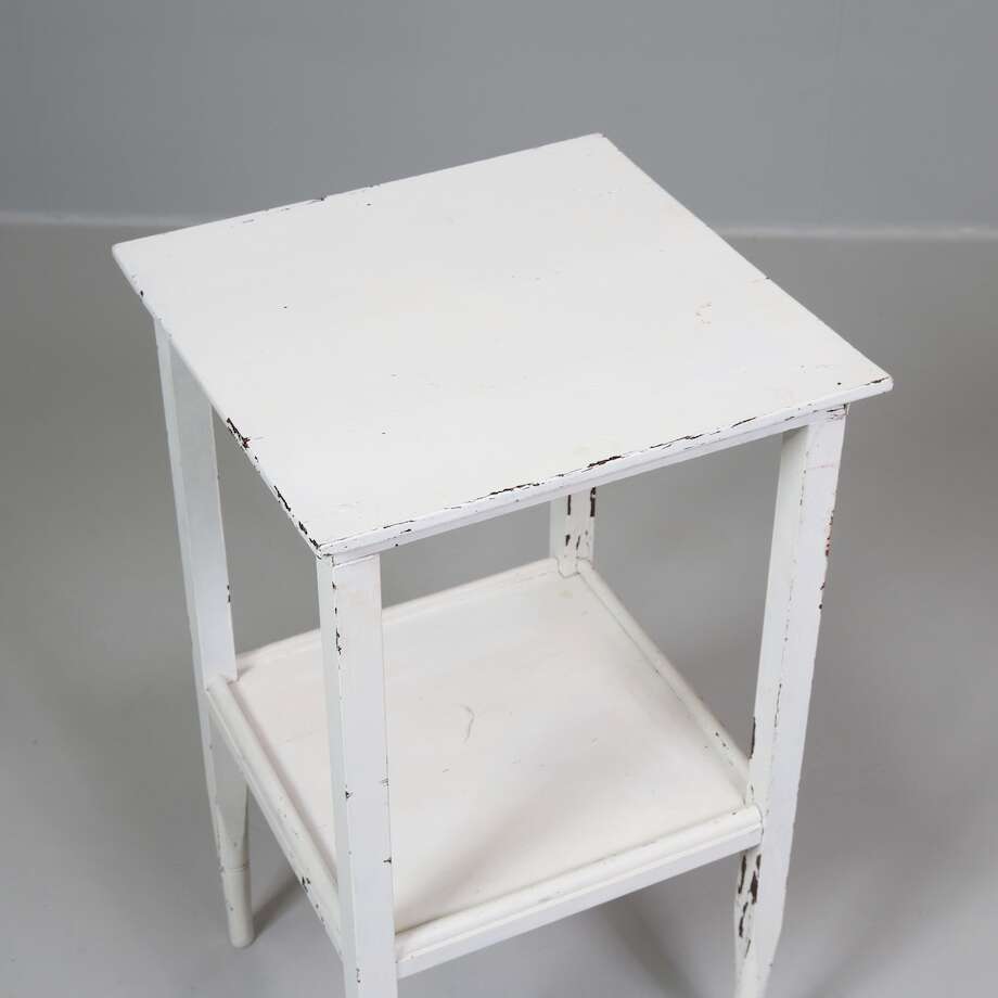 Early 20th Century White Painted Window Table - Bon Ton goods