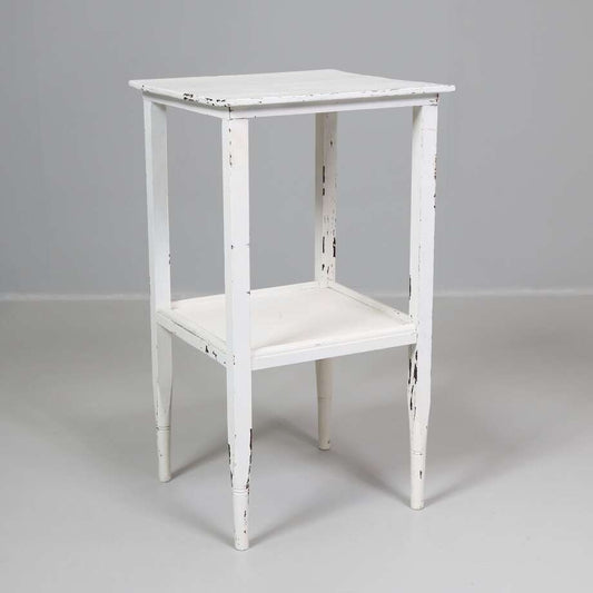 Early 20th Century White Painted Window Table - Bon Ton goods
