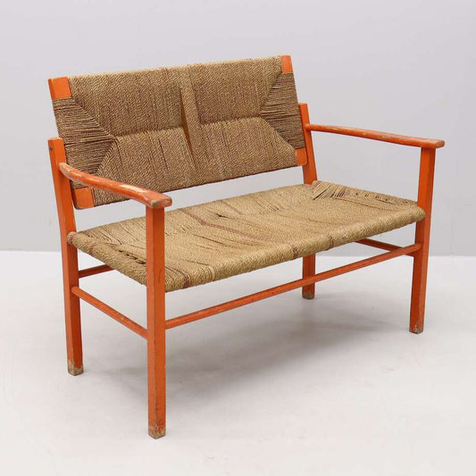 Early 20th Century Wicker Bench Sofa - Bon Ton goods