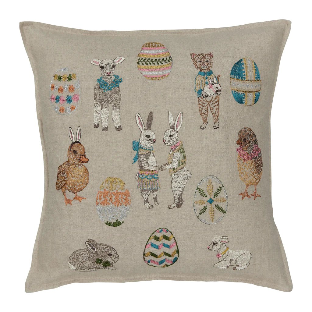 Easter Eggs Pillow | Coral & Tusk - Bon Ton goods