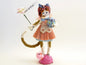 Easter Greeting Cat Girl Figure - Vintage by Crystal | Vintage by Crystal Spun Cotton Ornament - Bon Ton goods