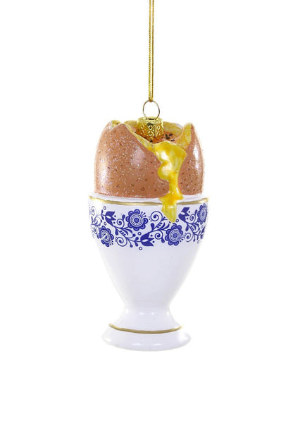 Egg in an Egg Cup | Christmas Ornament - Bon Ton goods