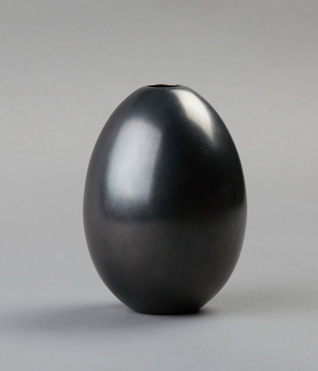 Egg Vase in Oxidized Bronze | Ted Muehling - Bon Ton goods