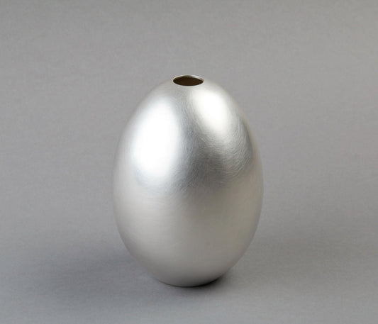 Egg Vase in Sterling Silver | Ted Muehling - Bon Ton goods