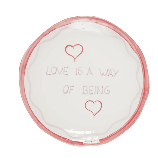 Elena Plate (Red) - NojiNoji - Bon Ton goods