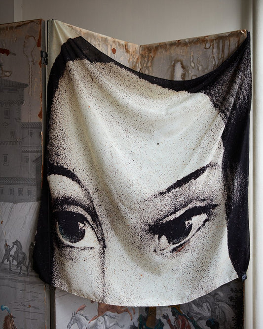 Ellen's Eyes Silk Scarf | John Derian - Bon Ton goods