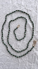 Load image into Gallery viewer, Emerald and Black Agate Necklace - Bon Ton goods
