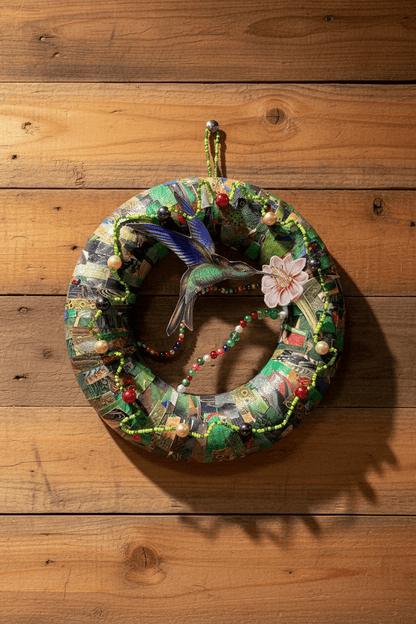 Emerald Flight Wreath | Eclectic Tree - Bon Ton goods