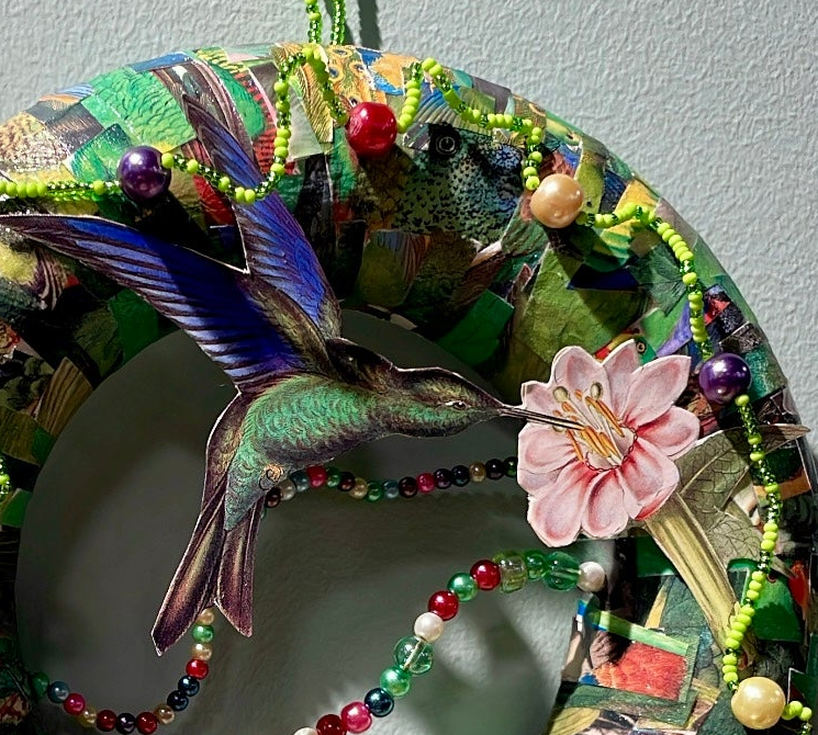 Emerald Flight Wreath | Eclectic Tree - Bon Ton goods