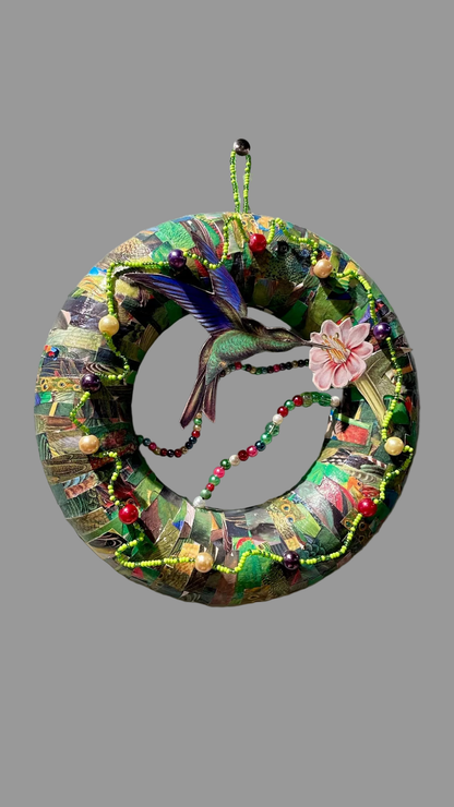 Emerald Flight Wreath | Eclectic Tree - Bon Ton goods