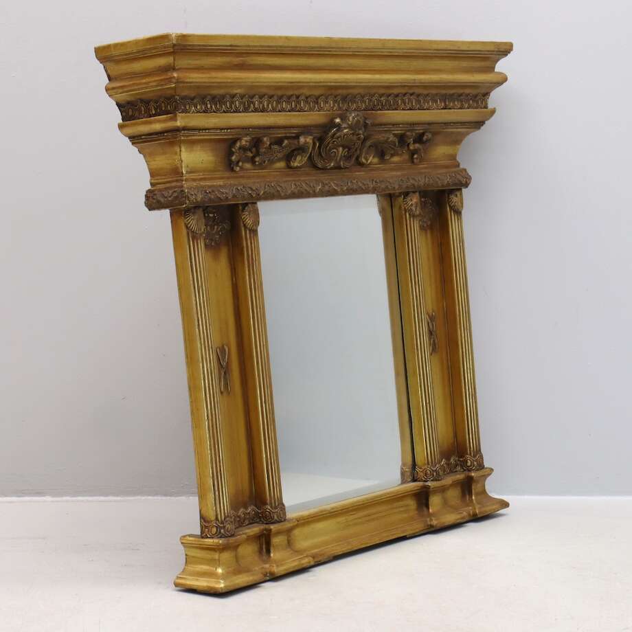 Empire Style Gilt Mirror, Early 20th Century - Bon Ton goods