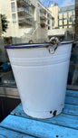 Enamel Bucket - White 3 - Bon Ton goods