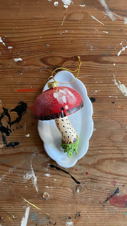 Enchanted Forest Toadstool - Mushroom | Christmas Ornament - Bon Ton goods