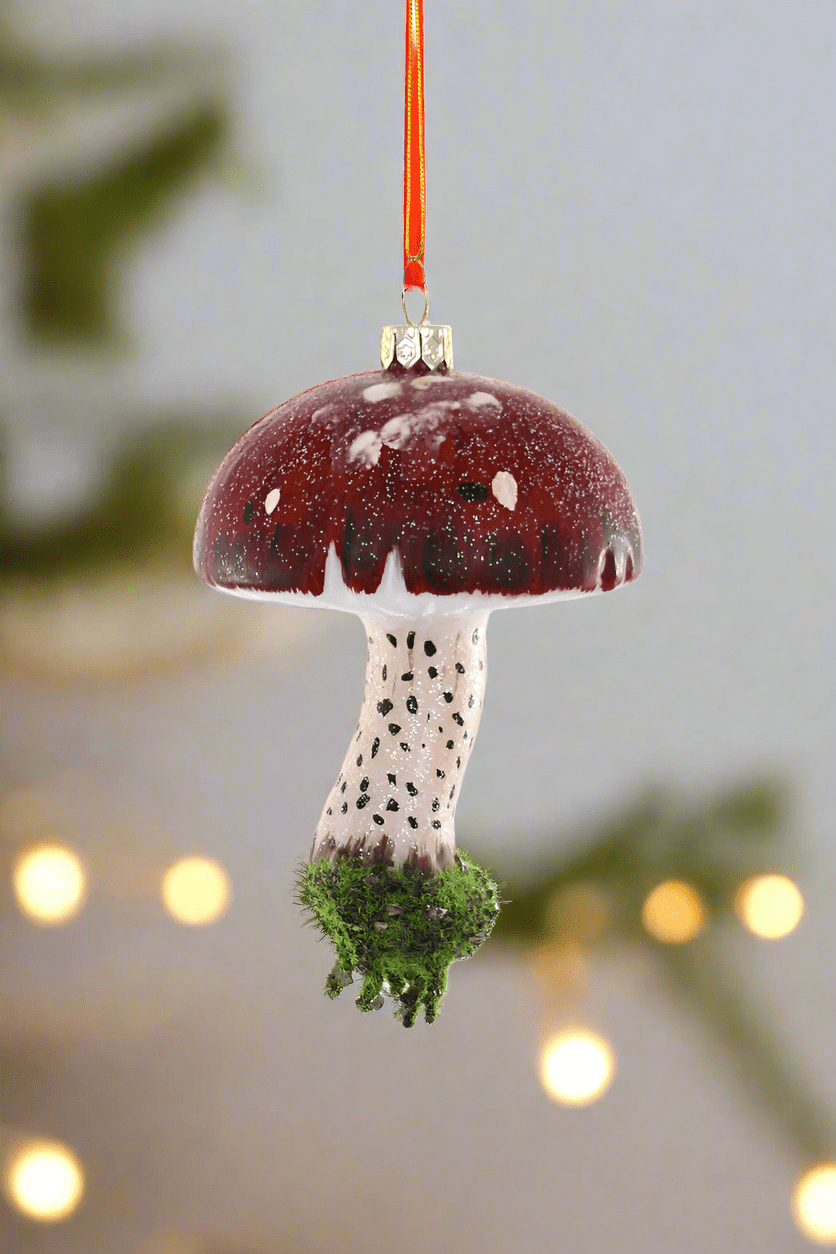 Enchanted Forest Toadstool - Mushroom | Christmas Ornament - Bon Ton goods