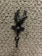 Vintage Cast Iron Stag Wall Hook