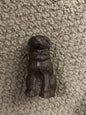 Vintage Cast Iron Seated Dog Figure
