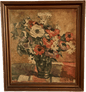 Estate Still Life — Floral Arrangement (Oil on Board) - Bon Ton goods