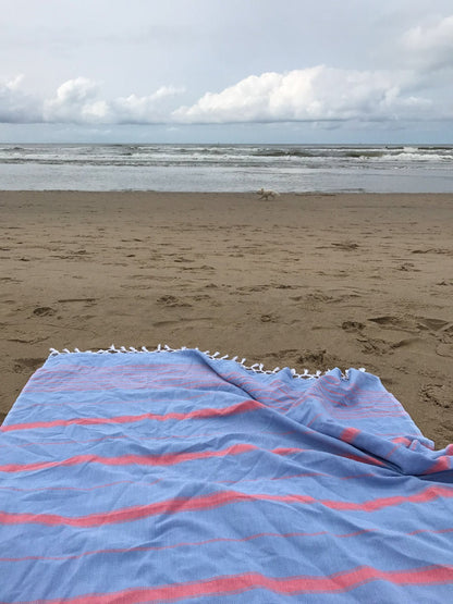Eve Two Toned Striped Hammam Towels - Bon Ton goods