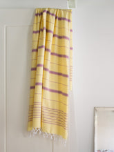 Load image into Gallery viewer, Eve Two Toned Striped Hammam Towels - Bon Ton goods
