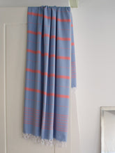 Load image into Gallery viewer, Eve Two Toned Striped Hammam Towels - Bon Ton goods
