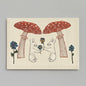 Mushroom Bunny Friends Card | Coral & Tusk