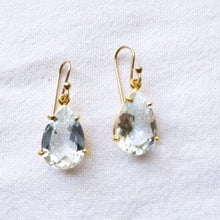 Load image into Gallery viewer, Faceted Blue Topaz Earrings - Bon Ton goods
