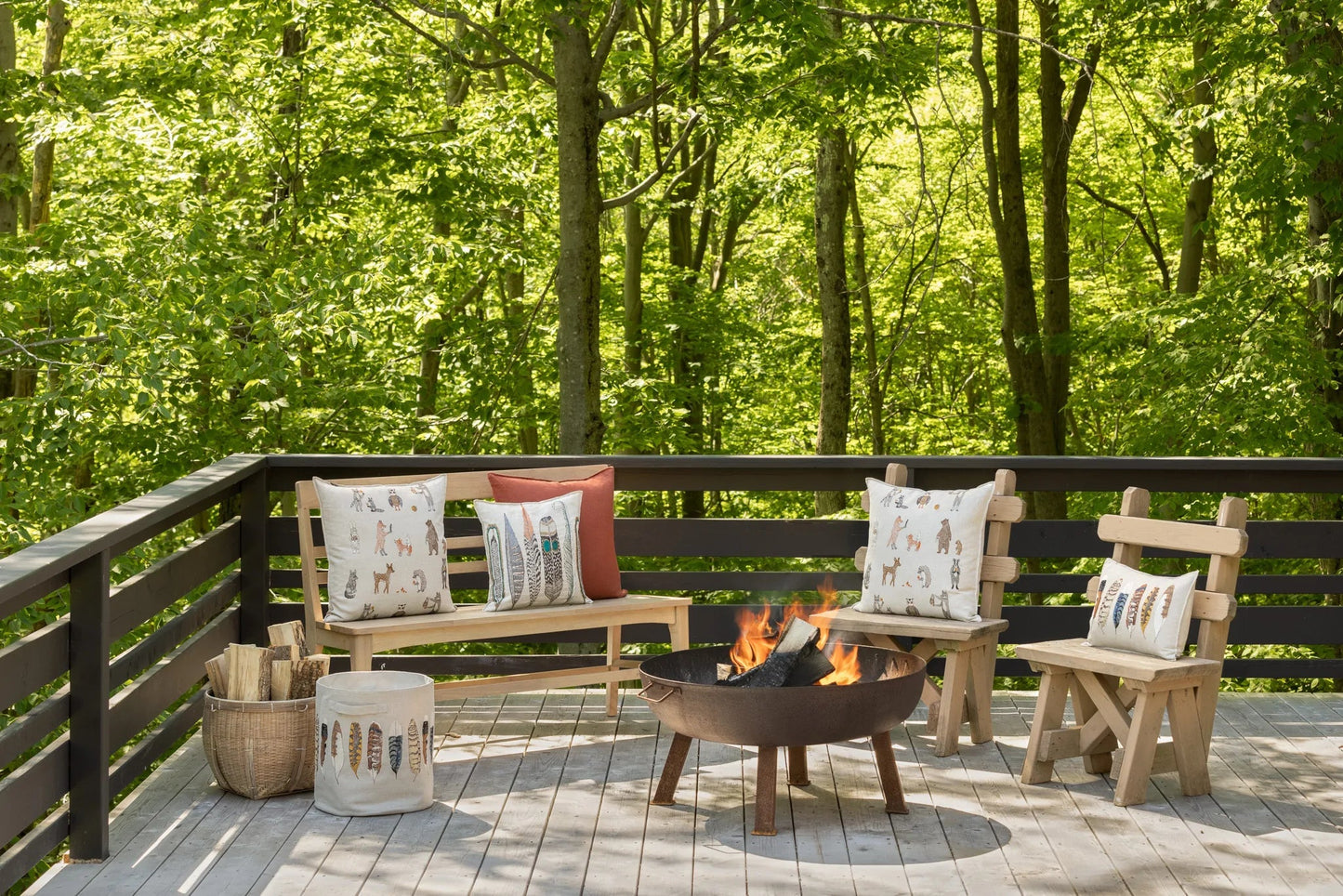 Fall Garden Pillow | Coral & Tusk - Bon Ton goods