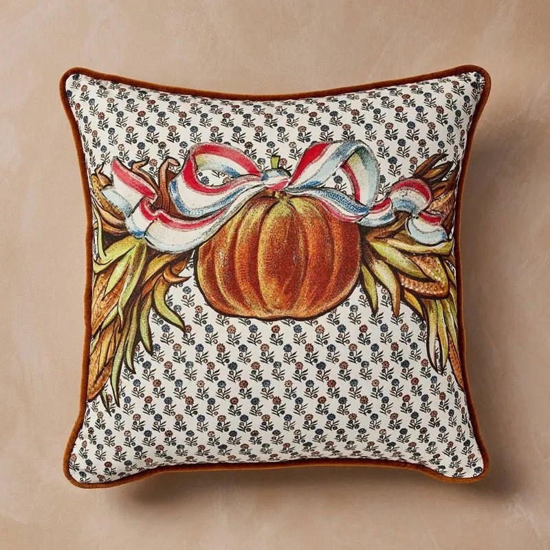 Fall Pumpkin Pillow 46cm Square | John Derian - Bon Ton goods