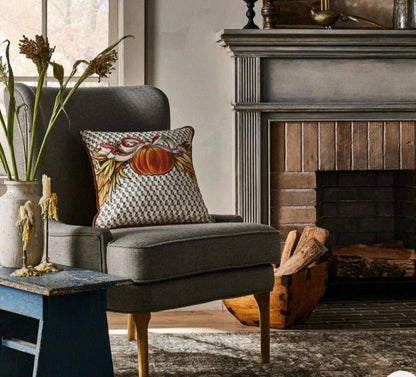 Fall Pumpkin Pillow 46cm Square | John Derian - Bon Ton goods