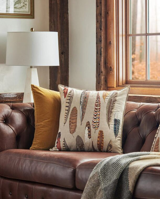 Falling Feathers Pillow | Coral & Tusk - Bon Ton goods
