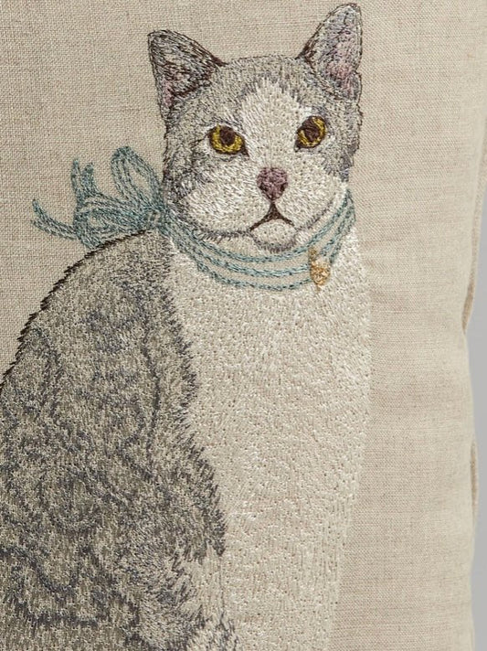 Fancy Cat Pillow | Coral & Tusk - Bon Ton goods