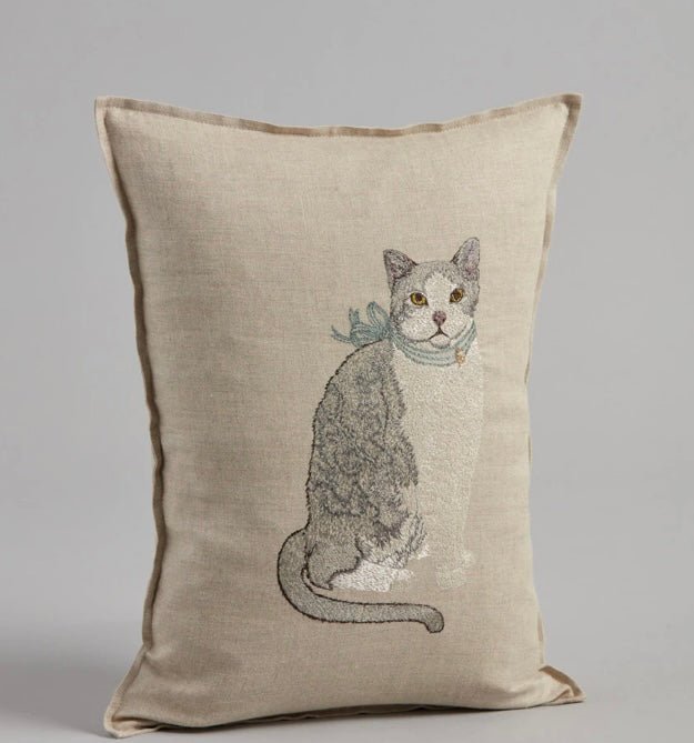 Fancy Cat Pillow | Coral & Tusk - Bon Ton goods