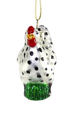 Farmstead Chicken - Spotted | Christmas Ornament - Bon Ton goods