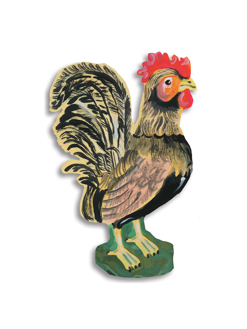 Farmyard Cockerel Serving Board by Nathalie Lete