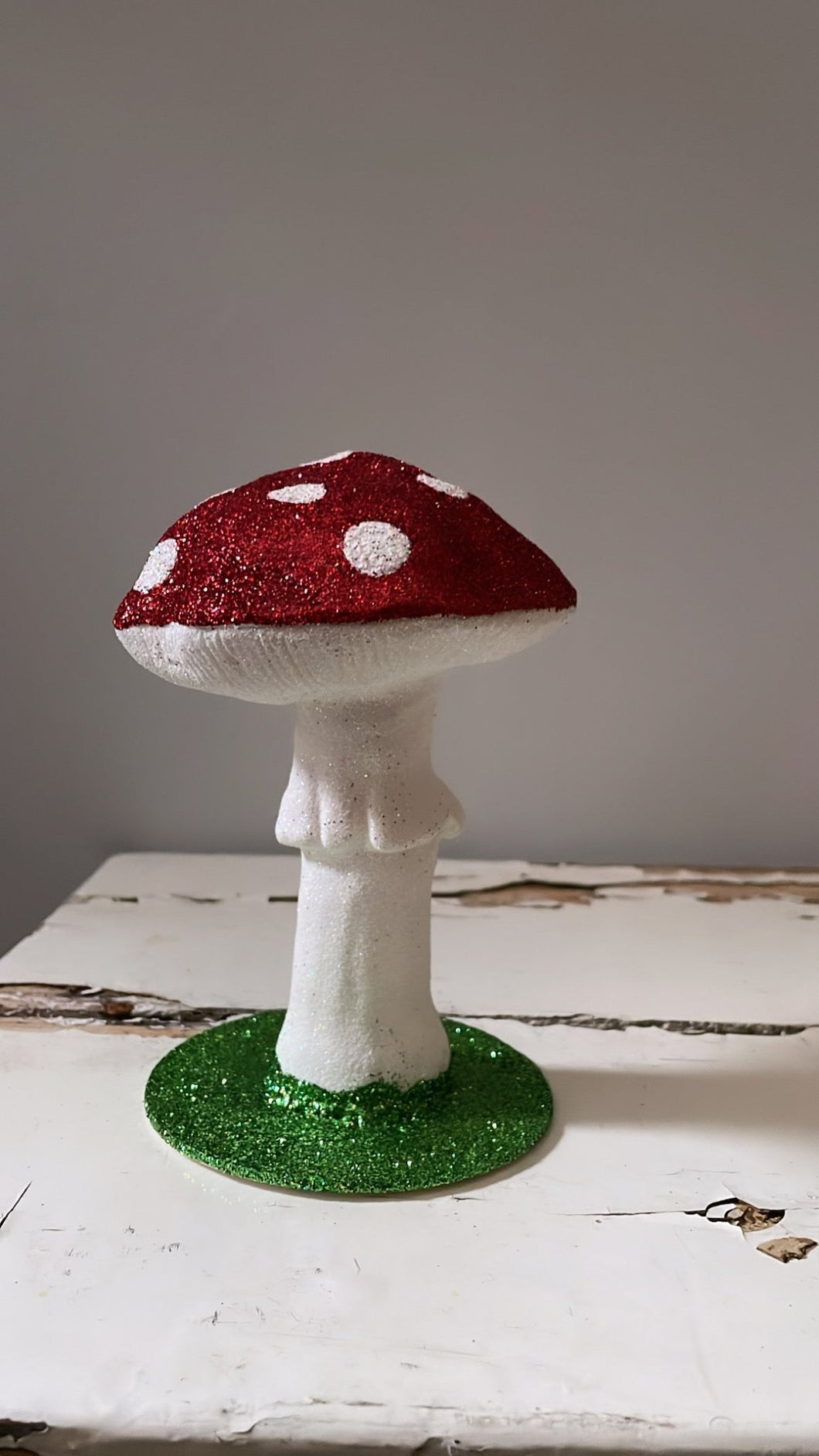 Fat Mushroom - Red Glitter - Bon Ton goods