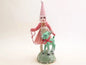 Fawn Walk Figure (Pink Dress) | Vintage by Crystal Spun Cotton Ornament - Bon Ton goods