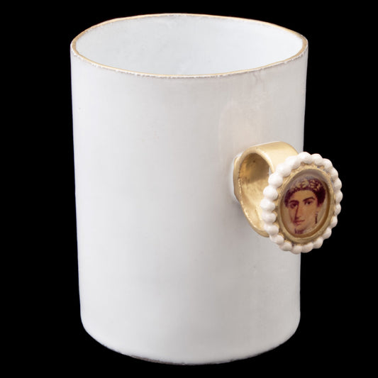 Fayum Portrait of Lady Ring Cup, Serena Carone | Astier de Villatte: Exclusive Pre-Order Item - Bon Ton goods