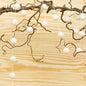 Felt Balls Garland, White | Christmas Ornament - Bon Ton goods