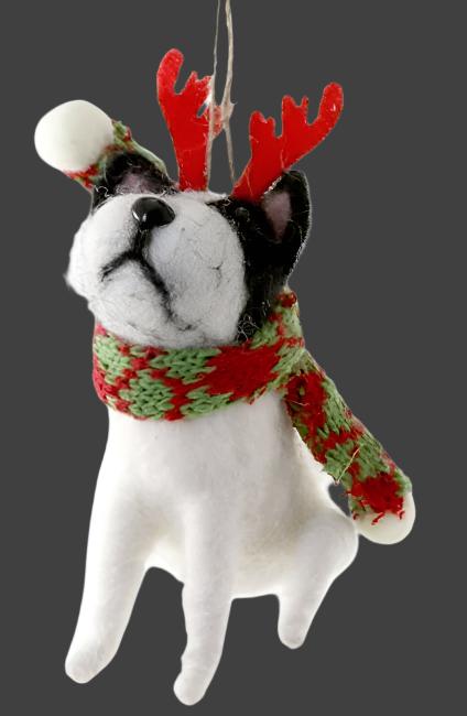 Felt Friends Dog - Antlers and Scarf - Bon Ton goods